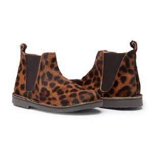 Animal Print Chelsea Boots